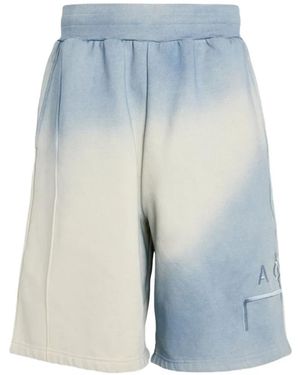 A_COLD_WALL* Gradient-Effect Track Shorts - Blue