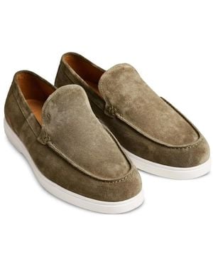 Poche Paris Suede Slip-On Loafers - Brown