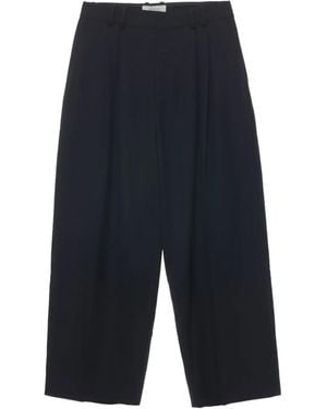 Studio Nicholson Hose Mit Doppelter Falte - Blau