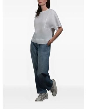 Moorer Genola Kimono-Sleeve Blouse - White