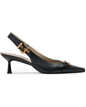 AllSaints Hera Buckle-Detail Pumps - Black