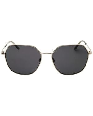 Draper James Geometric-Frame Sunglasses - Gray