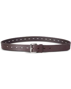 Hed Mayner Ceinture Perforée - White
