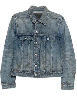 Rick Owens Buttoned Jacket - Blue