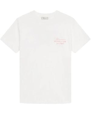 Blumarine Butterfly-Print T-Shirt - White