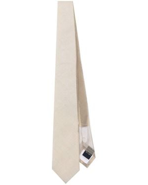 Doublet Pointed-Tip Silk Tie - White