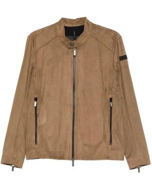 Rrd Nabucco Zip-Fastening Jacket - Brown