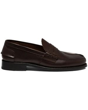 Saxone Of Scotland Arran Loafers - Black
