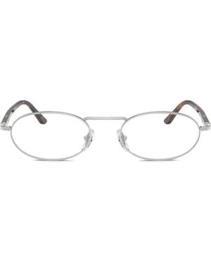 Persol Oval-Frame Glasses - White