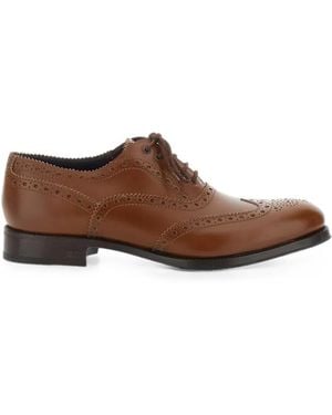 Lidfort Brogue Lace-Up Shoes - Brown
