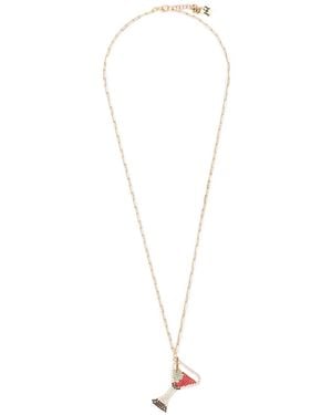 Rosantica Cocktail-Charm Necklace - White