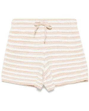The Upside Canyon Roller Knitted Shorts - Natural
