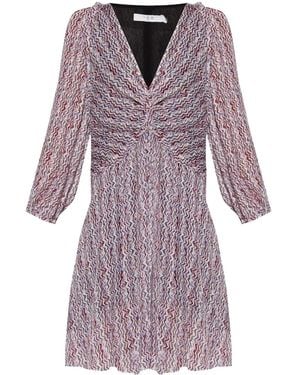 IRO Ruline Short Dress - Purple