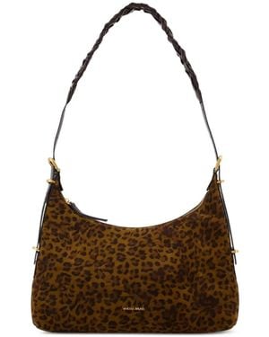Vanessa Bruno Jess Leopard-Print Shoulder Bag - Brown
