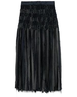SONIA CARRASCO Midirock Im Patchwork-Look - Schwarz