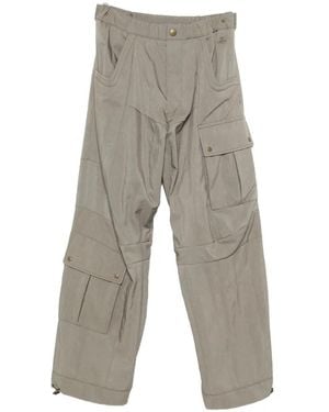 Vivienne Westwood Orb-Embroidered Cargo Trousers - Grey