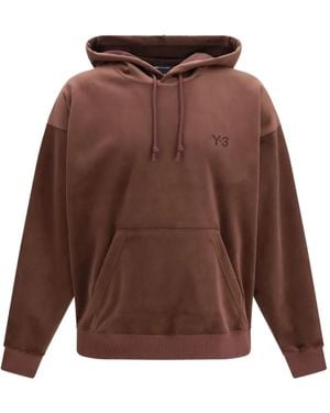 Y-3 Corduroy Hoodie - Brown