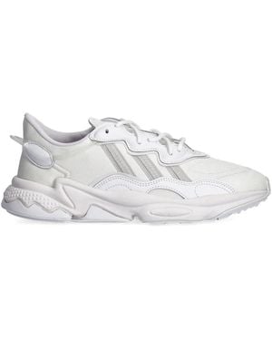 adidas Ozweego Lace-Up 3-Stripes Sneakers - White