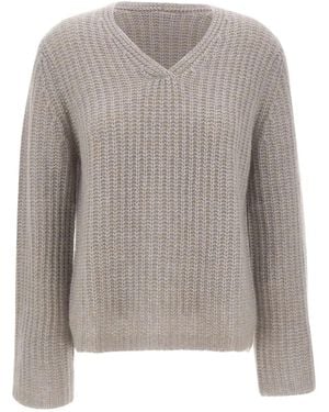 Hemisphere Pullover mit Logo - Grau