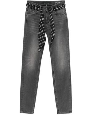 Marc O' Polo Jean À Ceinture Rayée - Gris