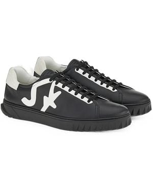 Ferragamo Low-Top Sneakers - Black