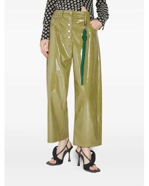 Song For The Mute High-Shine Pants - Green