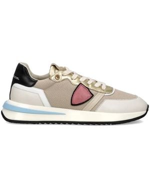Philippe Model Tropez 2.1 Low Sneakers Mit Triangel-Patch - Weiß