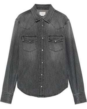 Jacob Cohen Western-Style Denim Shirt - Gray