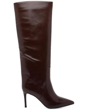 Jeffrey Campbell Pointed-Toe Stiletto Knee-High Boots - Brown