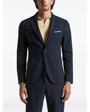 Peserico Single-Breasted Blazer - Blue