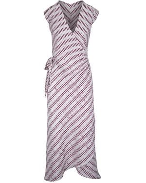 Peter Cohen Vestido con estampado geométrico - Morado