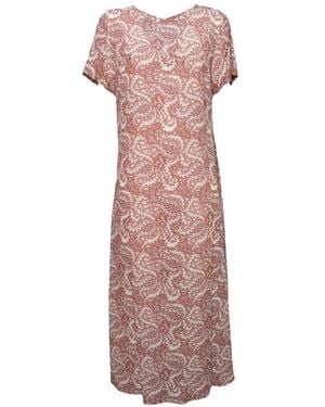 Weekend by Maxmara Mm Crespo Cherry Dress Amebas - Pink