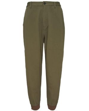 Visvim Pantalon Caddo À Poches Et Passants Pour Ceinture - Green