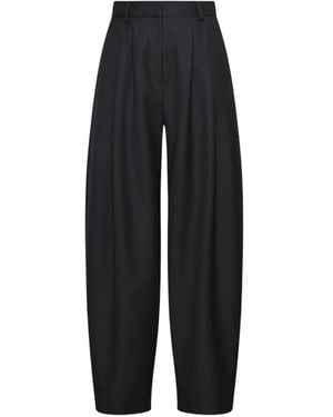Stel Pantalones De Vestir Con Pinzas - Negro