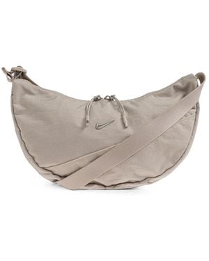 Nike Sacoche Aura À Plaque Logo - Gray