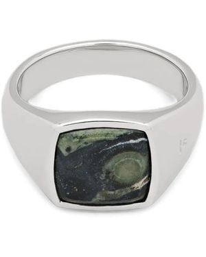 Tom Wood Kay Signet Ring - Grey