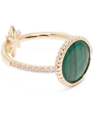 Apm Monaco Malachite Météorites Ring - Mettallic