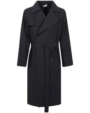 The Row Rainard Double-Breasted Belted Trench Coat - Black