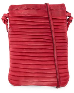 SOMMET Paloma Rows Schultertasche Mit Falten - Rot