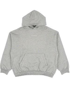 Balenciaga Logo-Detail Hoodie - Grey