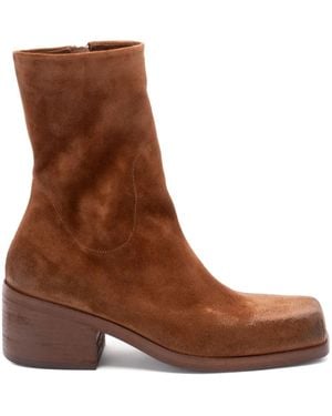 Marsèll Suede Ankle Boots - Brown