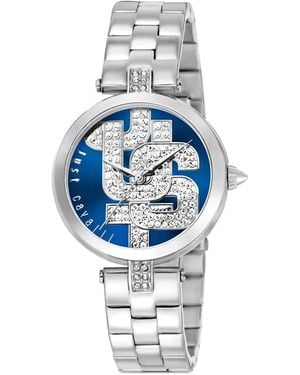 Just Cavalli Maiuscola 32Mm Watch - Blue