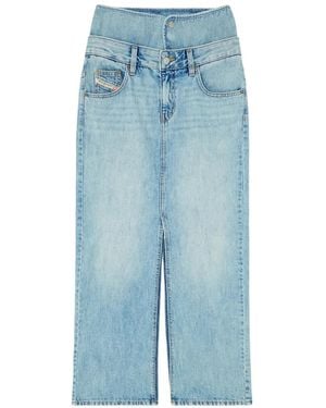 DIESEL De-Spivey Denim Rok - Blauw