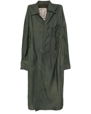 Ziggy Chen Robe À Manches Longues - Vert