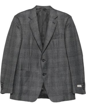 Canali Notched-Lapel Blazer - Gray