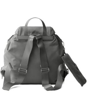 Prada Medium Re-Nylon Backpack - Grey