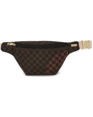 Sprayground Shark Boujee Strap Belt Bag - Brown