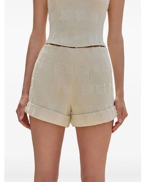 Cult Gaia Olga Mini Shorts - Natural