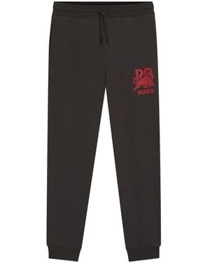 HUGO Logo Drawstring Joggers - Black