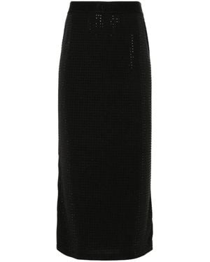 Versace Jeans Couture Strassed Jersey - Black
